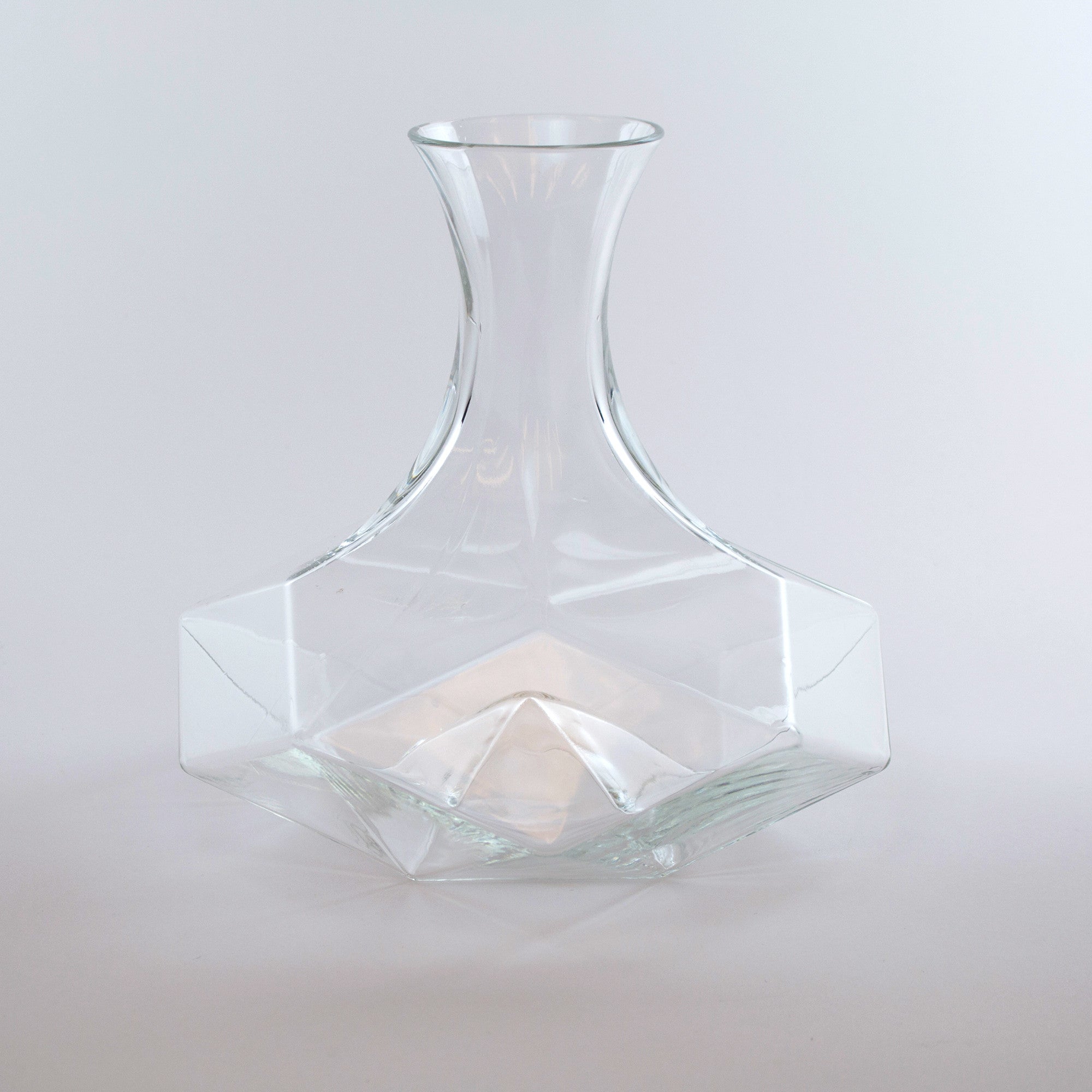 The Geometric Crystal Decanter is our best-selling decanter for wine