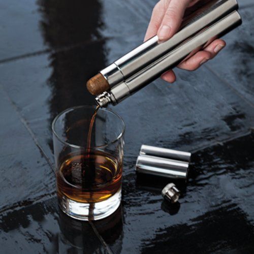 Stainless Steel Cigar Flask