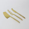 Gold Plated Cheese Knife Set