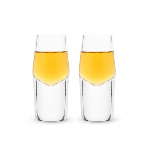 Faceted Crystal Coupe Glasses (Set of 2) - The VinePair Store