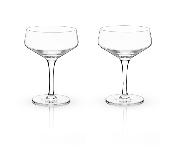 Faceted Crystal Gin & Tonic Glasses (Set of 2) - The VinePair Store