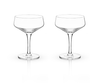 Classic Crystal Cocktail Coupes (Set of Two)