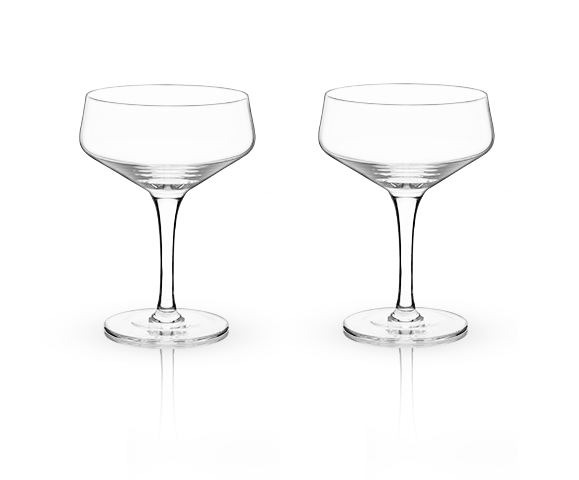 Rotating Crystal Wine Glass (Set of 2) - The VinePair Store