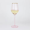 Wonderland Rose Crystal Wine Glasses (Set of 2)