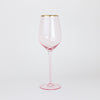 Wonderland Rose Crystal Wine Glasses (Set of 2)