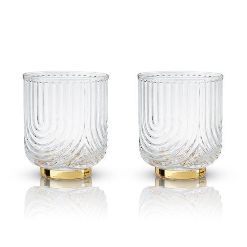 Gatsby Footed Tumblers (Set of 2)