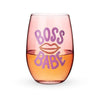 Boss Babe Wine Glass