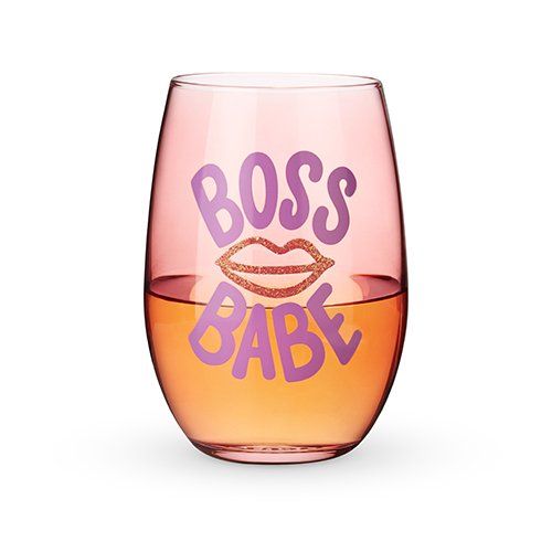 Boss Babe Wine Glass