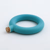 Porcelain Bracelet Flask (Turquoise)