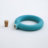 Porcelain Bracelet Flask (Turquoise)