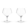 Faceted Crystal Gin &amp; Tonic Glasses (Set of 2)