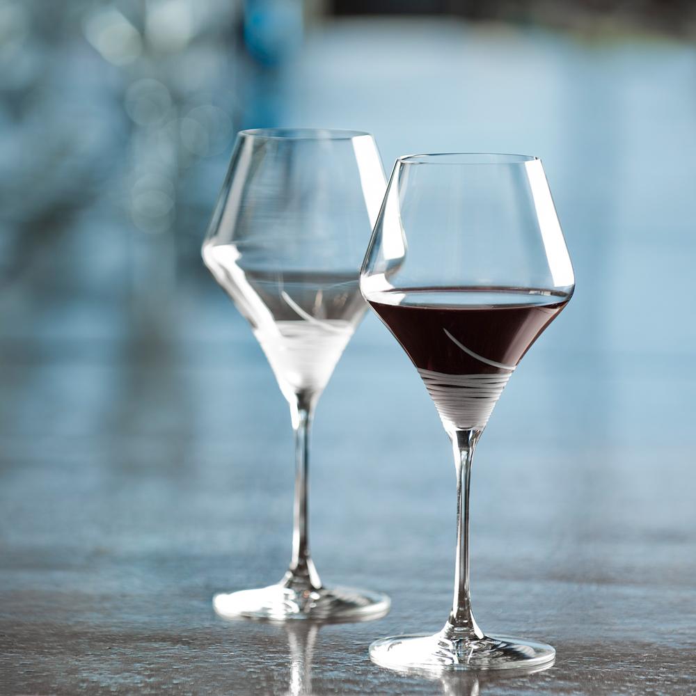 Mid Century Modern Wine Glass (Set of 4)