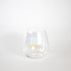 Rainbow Shimmer Stemless Wine Glass