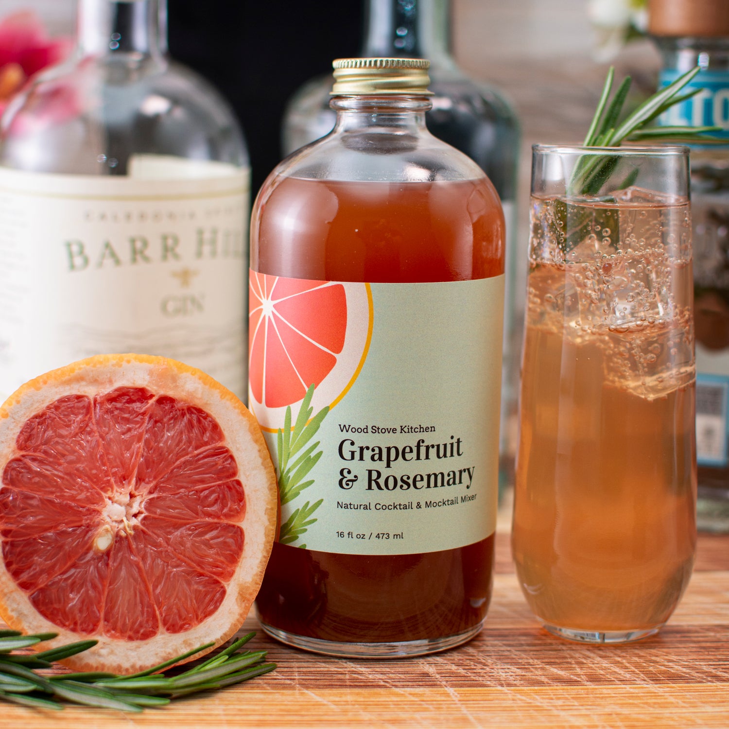 Grapefruit & Rosemary Craft Cocktail Mixer
