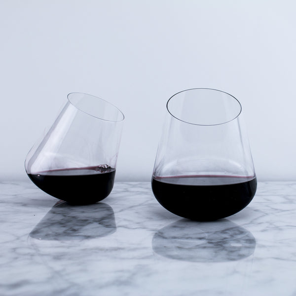 Rotating Crystal Wine Glass (Set of 2) - The VinePair Store