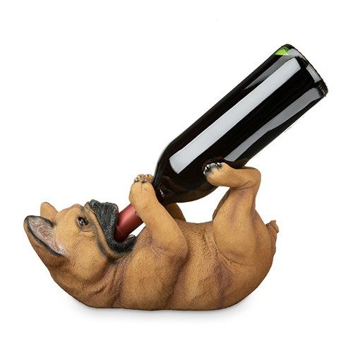 Bulldog Wine Bottle Holder