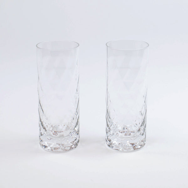 Crystal Highball Glass, Set of 2 – Exit Nineteen