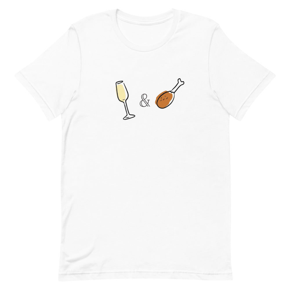 Name A Better Duo (Champagne & Fried Chicken) T-Shirt T-Shirt