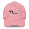 Red, White &amp; Booze Baseball Hat