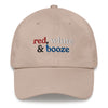 Red, White &amp; Booze Baseball Hat