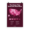 The States That Drink The Most Wine Poster