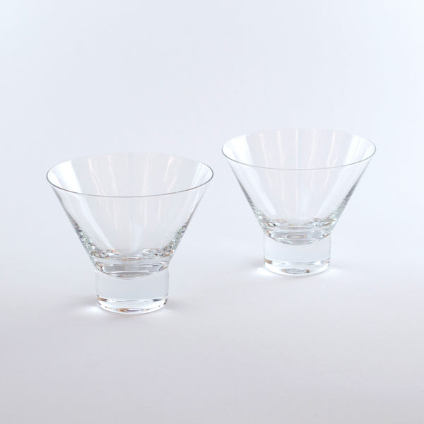 Stemless Martini Glassware - Set of 2 – Bartesian